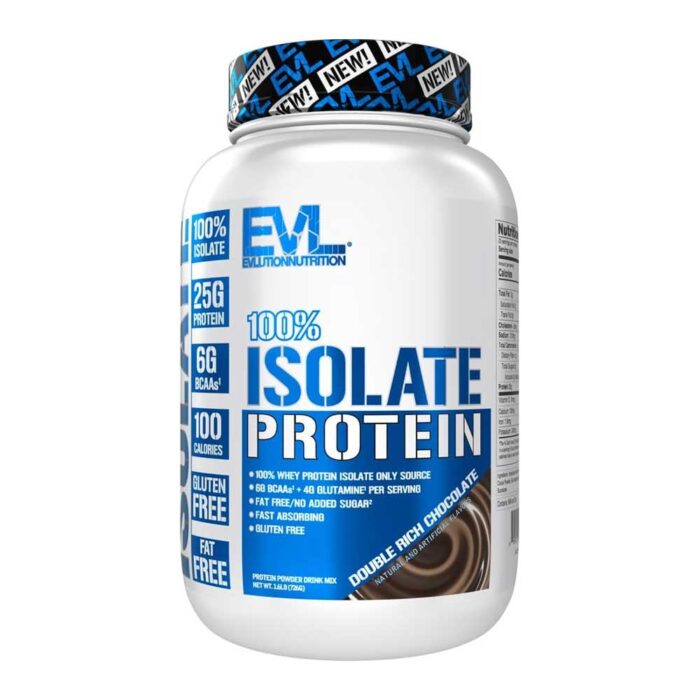 EVLution Nutrition, 100% Isolate Protein, 1.6 lbs